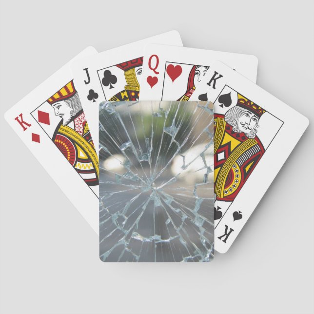 Baraja De Cartas ventana rota (Reverso)