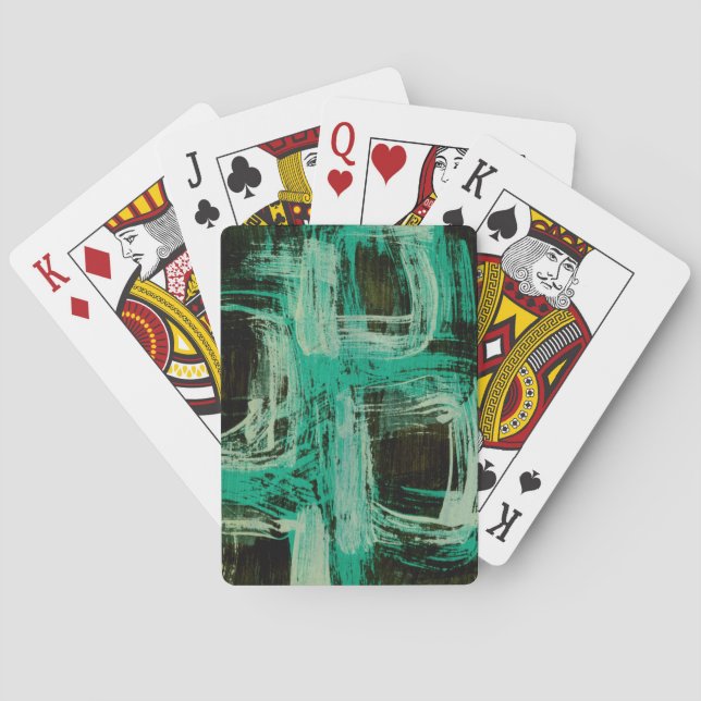 Baraja De Cartas Ventanas Aquamarine I (Reverso)