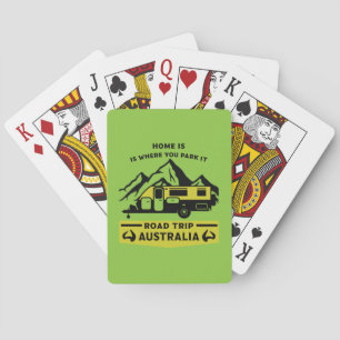 Baraja De Cartas Verano australiano de caravana australiana