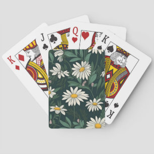 Baraja De Cartas Verano White Daisy Meadow