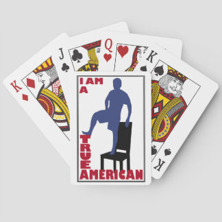 Baraja De Cartas Verdaderas tarjetas de juego norteamericanas