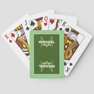 Baraja De Cartas Verde
