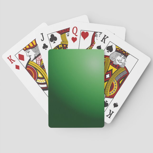 Baraja De Cartas Verde (Reverso)