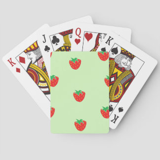Baraja De Cartas Verde menta de las fresas
