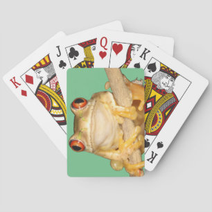 Baraja De Cartas Verde Rana