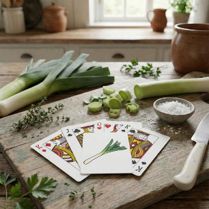 Baraja De Cartas Verduras de hoja