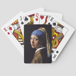 Baraja De Cartas Vermeer Chica Pearl Earring Masterpiece Pintura