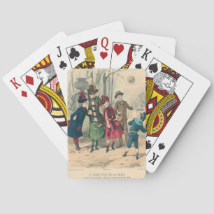 Baraja De Cartas Vestido de niños victorianos juego vintage antiguo