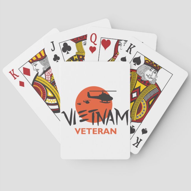 Baraja De Cartas Veterano de Vietnam (Reverso)