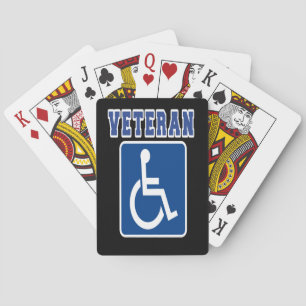 Baraja De Cartas Veterano discapacitado