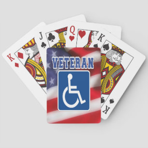 Baraja De Cartas Veteranos discapacitados de los Estados Unidos