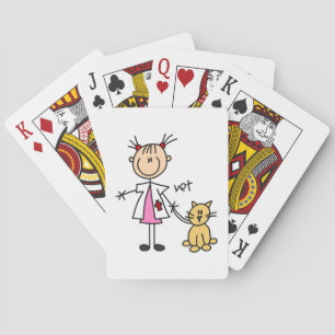 Baraja De Cartas Veterinario Figura de Palitos