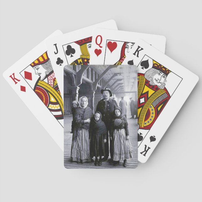 Baraja De Cartas Viajando a Estados Unidos (Reverso)