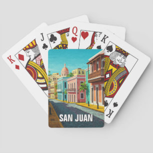 Baraja De Cartas Viaje a San Juan Viejo Puerto Rico