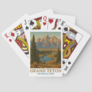 Baraja De Cartas Viaje al parque nacional del Gran Tetón