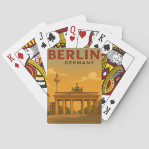 Baraja De Cartas Viaje artístico de la Vieja Berlín Alemania