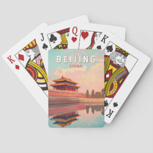 Baraja De Cartas Viaje de arte de Ilustracion de China en Pekín