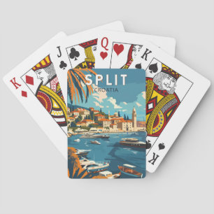Baraja De Cartas Viaje de arte de Split en Croacia