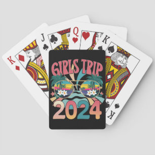 Baraja De Cartas Viaje de Chicas Divertido 2024 Fin de Semana Veran