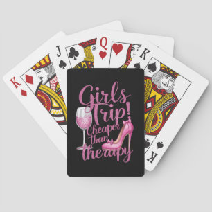 Baraja De Cartas Viaje de chicas más barato que la terapia de fin d