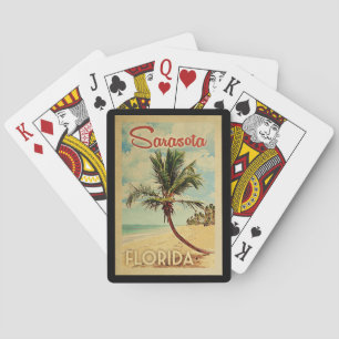 Baraja De Cartas Viaje de cosecha de palmeras de Sarasota