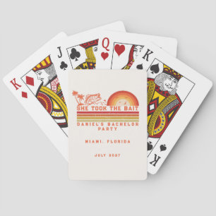 Baraja De Cartas Viaje de fin de semana con tema de pesca Despedida