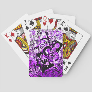 Baraja De Cartas Viaje De La Música, Rocks Purple_