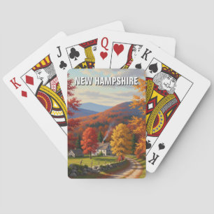 Baraja De Cartas Viaje de Otoño en New Hampshire