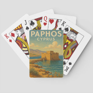 Baraja De Cartas Viaje de Paphos Cyprus fort