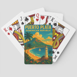 Baraja De Cartas Viaje de Puerto Plata Vintage República Dominicana