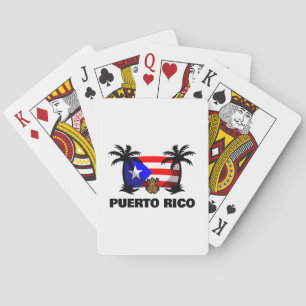 Baraja De Cartas Viaje de rana coqui de Puerto Rico