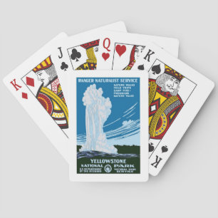 Baraja De Cartas Viaje del vintage de los E.E.U.U. los E.E.U.U. del