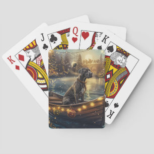 Baraja De Cartas Viaje festivo de los grandes Navidades daneses
