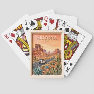 Baraja De Cartas Viaje por Arizona Monumento Antiguo Valle del Desi