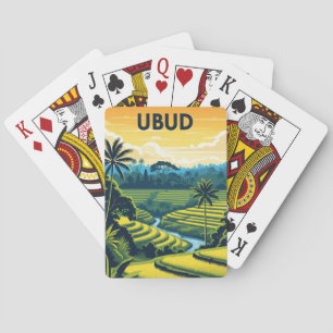 Baraja De Cartas Viaje Vintage Ubud Bali Indonesia