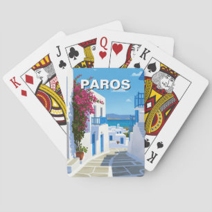 Baraja De Cartas Viajes a la isla de Paros Grecia