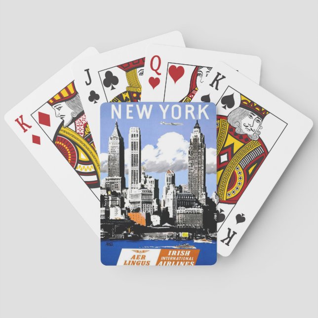 Baraja De Cartas Viajes de Nueva York (Reverso)