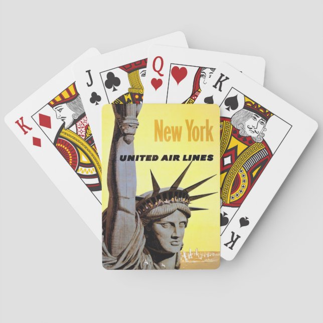 Baraja De Cartas Viajes de Nueva York (Reverso)