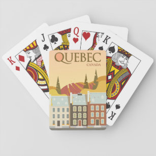 Baraja De Cartas Viajes modernos en Quebec Canadá