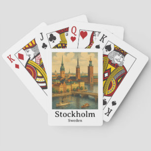 Baraja De Cartas Viajes nórdicos en Estocolmo Suecia