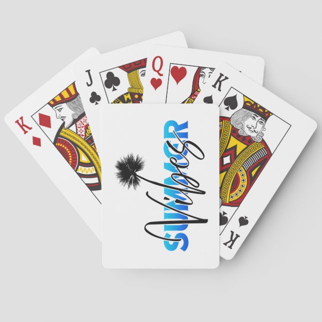 Baraja De Cartas vibraciones de verano (Reverso)