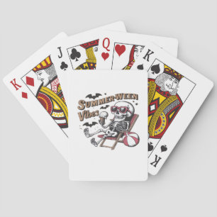 Baraja De Cartas Vibraciones Felices de Sumerween Esqueleto Helado 