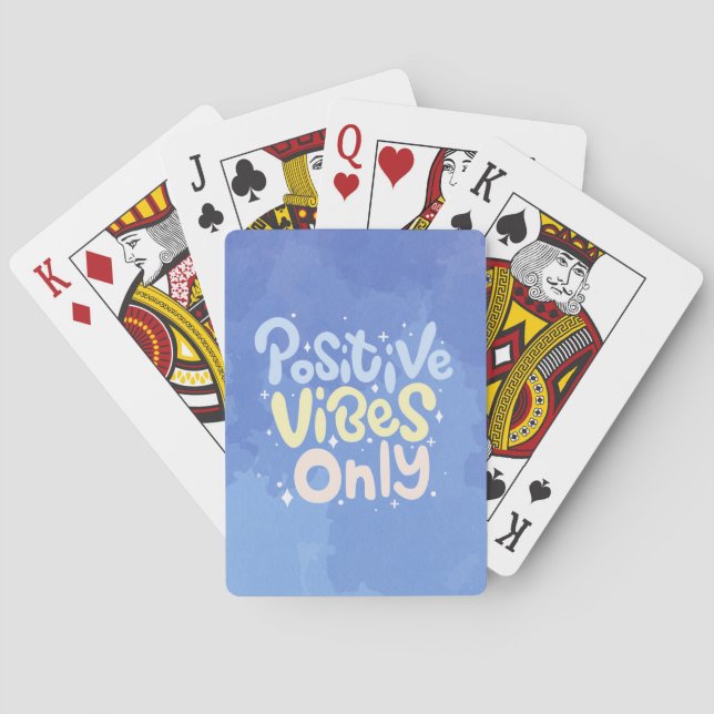 Baraja De Cartas Vibraciones Positivas Solo (Reverso)