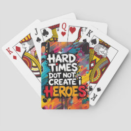 Baraja De Cartas Vibrant Gradient Typographical Create Heroes 