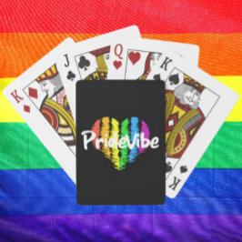 Baraja De Cartas Vibrant PrideVibe: Trato con Corazón Arcoíris