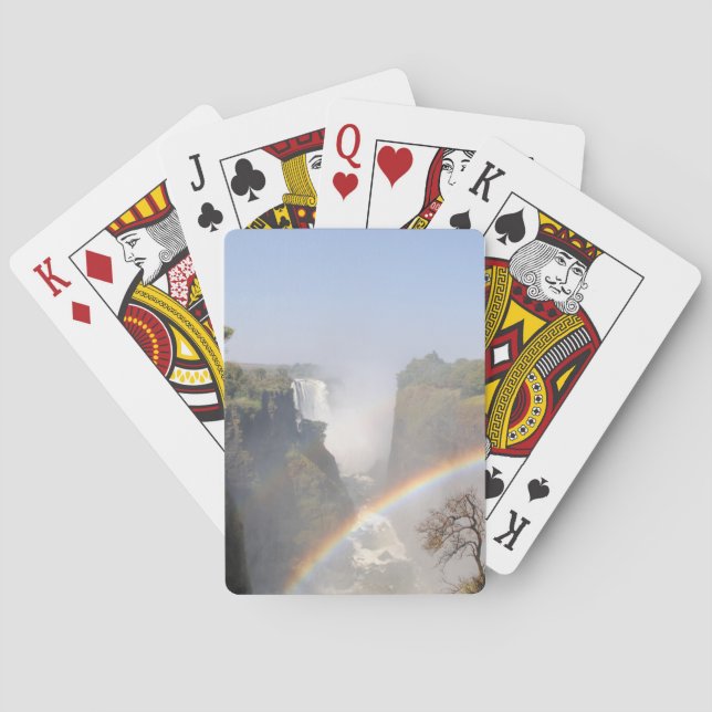 Baraja De Cartas Victoria Falls Rainbow Waterfall (Reverso)