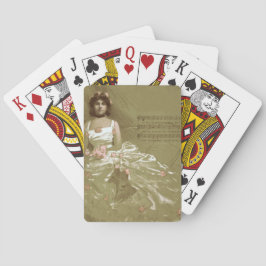 Baraja De Cartas victoriano de música
