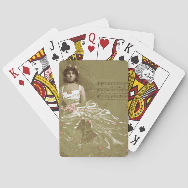 Baraja De Cartas victoriano de música (Reverso)