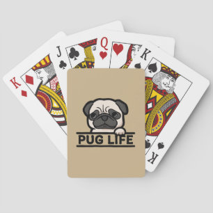 Baraja De Cartas Vida de pug – para fans de pug hardcore