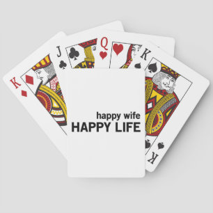 Baraja De Cartas Vida feliz de la esposa feliz